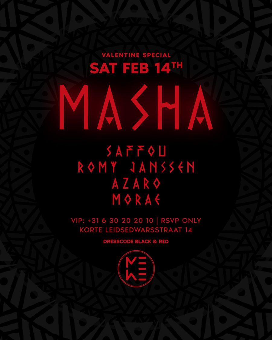 MASHA — Afro House Valentine, 14 Feb 2026