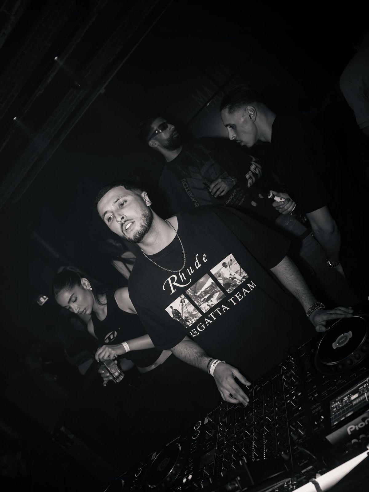 Saffou behind the decks at MASHA, MEWE Amsterdam